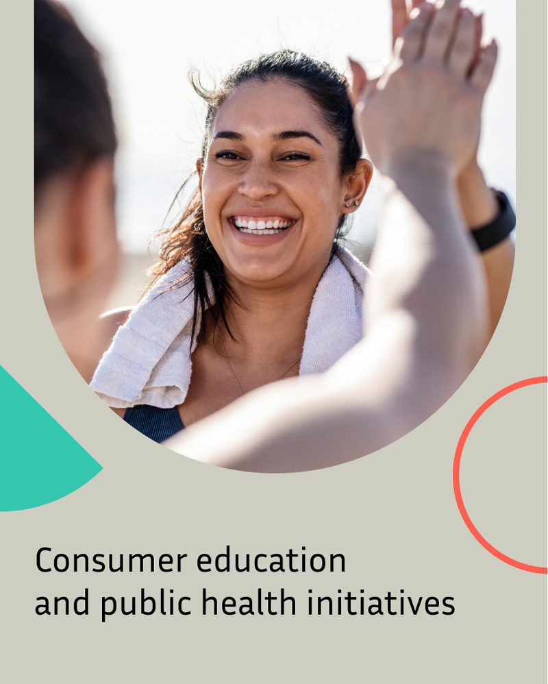 Consumer education and public health initiatives
